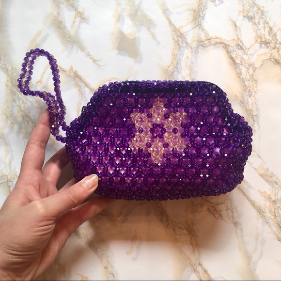 🌸💜 Beaded Purse 💜🌸 - Picture 3 of 5